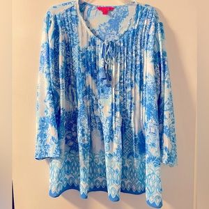 Lily Pulitzer Marilina Tassel Tunic XL